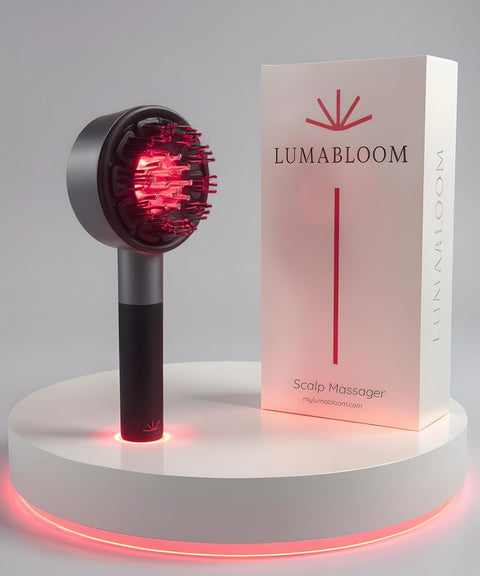 LumaBloom Red Light Therapy Scalp Massager